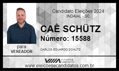 Candidato CAÊ SCHÜTZ 2024 - INDAIAL - Eleições