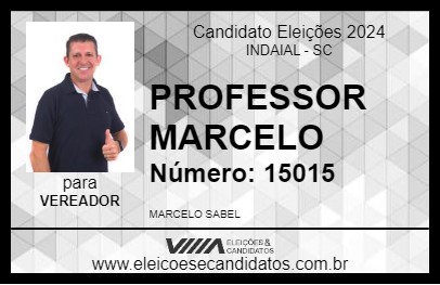 Candidato PROFESSOR MARCELO 2024 - INDAIAL - Eleições