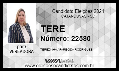 Candidato TERE 2024 - CATANDUVAS - Eleições