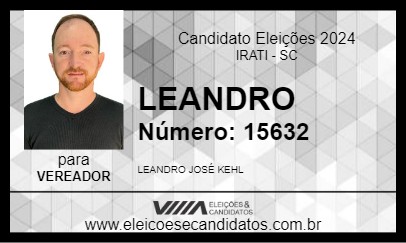 Candidato LEANDRO 2024 - IRATI - Eleições