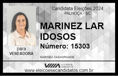 Candidato MARINEZ CASAGRANDE 2024 - PALHOÇA - Eleições