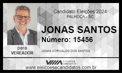 Candidato JONAS SANTOS 2024 - PALHOÇA - Eleições