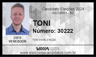 Candidato TONI 2024 - ASCURRA - Eleições