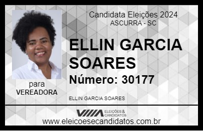 Candidato ELLIN GARCIA SOARES 2024 - ASCURRA - Eleições