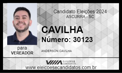 Candidato CAVILHA 2024 - ASCURRA - Eleições