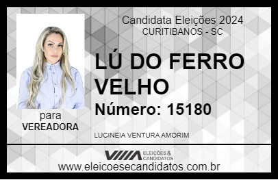 Candidato LÚ DO FERRO VELHO 2024 - CURITIBANOS - Eleições