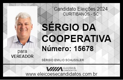 Candidato SÉRGIO DA COOPERATIVA 2024 - CURITIBANOS - Eleições