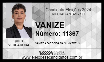 Candidato VANIZE 2024 - RIO DAS ANTAS - Eleições