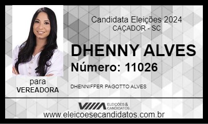 Candidato DHENNY ALVES 2024 - CAÇADOR - Eleições