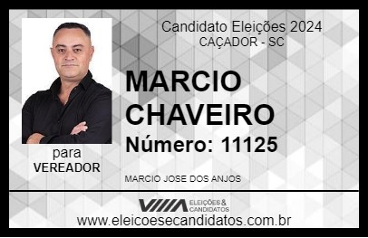 Candidato MARCIO CHAVEIRO 2024 - CAÇADOR - Eleições