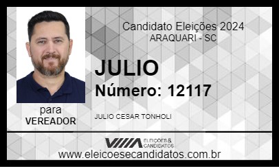 Candidato JULIO 2024 - ARAQUARI - Eleições