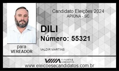 Candidato DILI 2024 - APIÚNA - Eleições