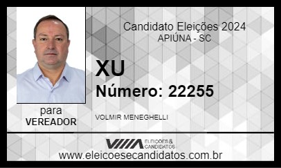 Candidato XU 2024 - APIÚNA - Eleições