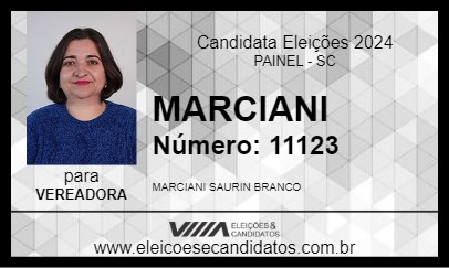 Candidato MARCIANI 2024 - PAINEL - Eleições