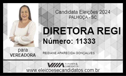 Candidato DIRETORA REGI 2024 - PALHOÇA - Eleições