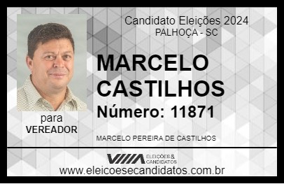 Candidato MARCELO CASTILHOS 2024 - PALHOÇA - Eleições