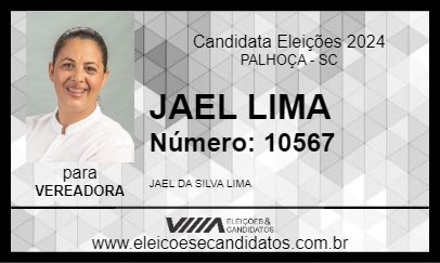 Candidato PRA. JAEL 2024 - PALHOÇA - Eleições