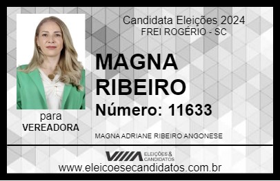 Candidato MAGNA RIBEIRO 2024 - FREI ROGÉRIO - Eleições