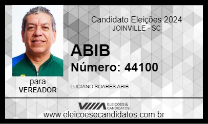 Candidato ABIB 2024 - JOINVILLE - Eleições