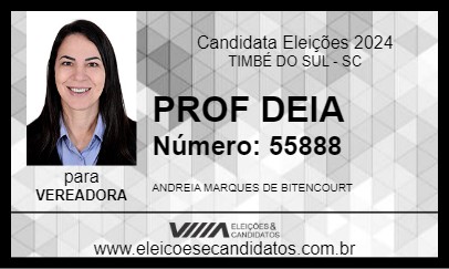 Candidato PROF DEIA 2024 - TIMBÉ DO SUL - Eleições