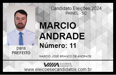 Candidato MARCIO ANDRADE 2024 - PAINEL - Eleições