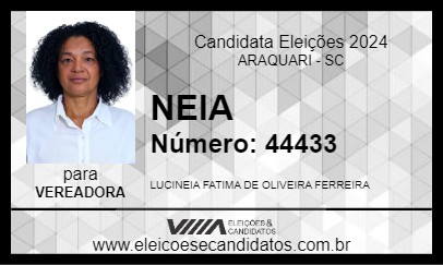 Candidato NEIA 2024 - ARAQUARI - Eleições