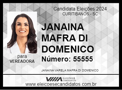 Candidato JANAINA MAFRA DI DOMENICO 2024 - CURITIBANOS - Eleições