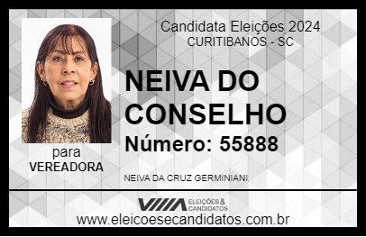 Candidato NEIVA DO CONSELHO 2024 - CURITIBANOS - Eleições