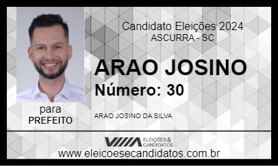 Candidato ARAO JOSINO 2024 - ASCURRA - Eleições