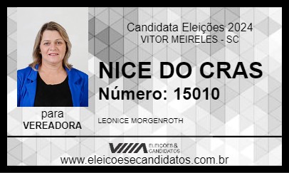 Candidato NICE MORGENROTH 2024 - VITOR MEIRELES - Eleições