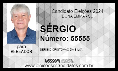 Candidato SÉRGIO 2024 - DONA EMMA - Eleições