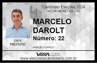 Candidato MARCELO DAROLT 2024 - VITOR MEIRELES - Eleições