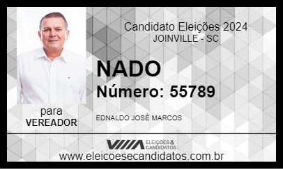 Candidato NADO 2024 - JOINVILLE - Eleições