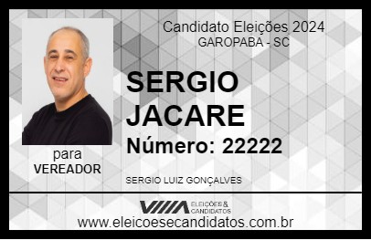 Candidato SERGIO JACARE 2024 - GAROPABA - Eleições