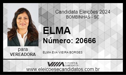 Candidato ELMA 2024 - BOMBINHAS - Eleições