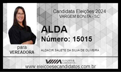 Candidato ALDA 2024 - VARGEM BONITA - Eleições