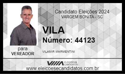 Candidato VILA 2024 - VARGEM BONITA - Eleições