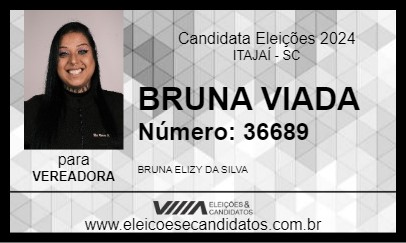 Candidato BRUNA VIADA 2024 - ITAJAÍ - Eleições