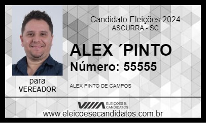 Candidato ALEX PINTO 2024 - ASCURRA - Eleições