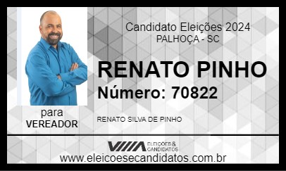 Candidato RENATO PINHO 2024 - PALHOÇA - Eleições