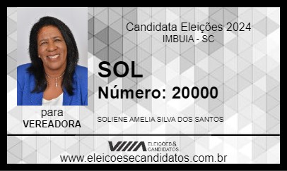 Candidato SOL 2024 - IMBUIA - Eleições