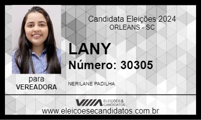 Candidato LANY 2024 - ORLEANS - Eleições