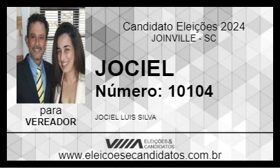 Candidato JOCIEL 2024 - JOINVILLE - Eleições