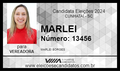 Candidato MARLEI 2024 - CUNHATAÍ - Eleições