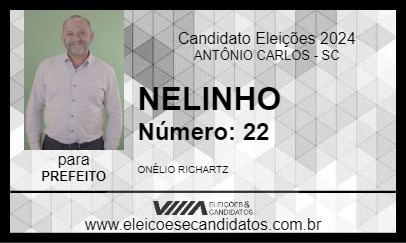 Candidato NELINHO 2024 - ANTÔNIO CARLOS - Eleições