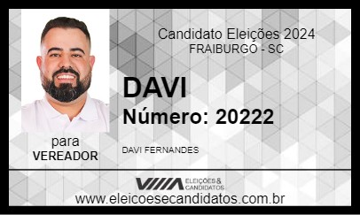 Candidato DAVI 2024 - FRAIBURGO - Eleições