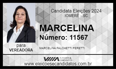 Candidato MARCELINA 2024 - IOMERÊ - Eleições