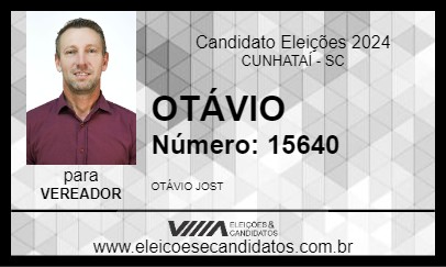 Candidato OTÁVIO 2024 - CUNHATAÍ - Eleições