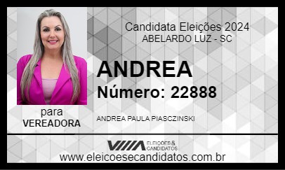 Candidato ANDREA 2024 - ABELARDO LUZ - Eleições