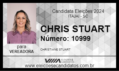 Candidato CHRIS STUART 2024 - ITAJAÍ - Eleições